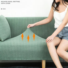 Load image into Gallery viewer, Elastic Sofa Covers For Living Room Geometric ArmChair Knitted Corn Grid Fabric Sofa Slipcovers Chair Protector Home Decor

