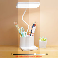 Load image into Gallery viewer, Dimmable LED USB Learning Bedside Reading Night Light LED Desk Lamp Eye Protection Desk For College Student Dormitory Bedroom

