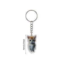 Load image into Gallery viewer, Happy Banana Cat Key Chain Mobile Phone Chain Keyring Student Gift Funny Cat Bag Pendant Lanyard Happy Cat Keychain
