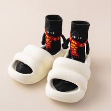 Load image into Gallery viewer, 1 Pair Fashion Christmas Funny Creative Magnetic Attraction Hands Black White Cartoon Eyes Couples Socks Celebrity Couple Socks
