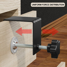 Load image into Gallery viewer, Thicken Woodworking Jig Steel Drawer Front Installation Clamps U Shape Drawer Panel Clips Cabinet Tool Home Furniture Accessories
