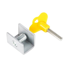 Load image into Gallery viewer, 1Pc Aluminum Alloy Door Screen Window Lock Stopper Sliding Window Anti-theft Door Protective Lock Baby Child Pet Safety Lock Buckle
