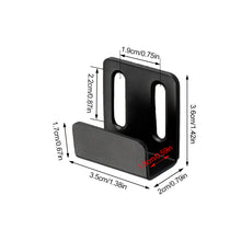 Load image into Gallery viewer, 1Pc Stainless Steel Hanging Hook Code Ceramic Tile Display Buckle U-shape Corner Bracket Joint Fastener Wall Support with Screws

