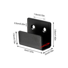 Load image into Gallery viewer, 1Pc Stainless Steel Hanging Hook Code Ceramic Tile Display Buckle U-shape Corner Bracket Joint Fastener Wall Support with Screws
