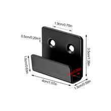 Load image into Gallery viewer, 1Pc Stainless Steel Hanging Hook Code Ceramic Tile Display Buckle U-shape Corner Bracket Joint Fastener Wall Support with Screws
