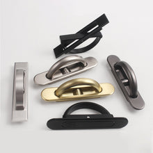 Load image into Gallery viewer, Tatami Hidden Handles Zinc Alloy Door Embedded Pull Cover Floor Cabinet Handle Dark Recessed Knobs Furniture Hardware
