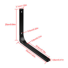 Load image into Gallery viewer, 1Pc Shelf Support Thickened Wall Mounted Shelf Bracket Multifunctional Triangular L-shaped Space Saving Fixed Bracket Furniture

