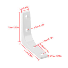 Load image into Gallery viewer, 1Pc Shelf Support Thickened Wall Mounted Shelf Bracket Multifunctional Triangular L-shaped Space Saving Fixed Bracket Furniture
