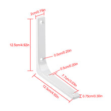 Load image into Gallery viewer, 1Pc Shelf Support Thickened Wall Mounted Shelf Bracket Multifunctional Triangular L-shaped Space Saving Fixed Bracket Furniture
