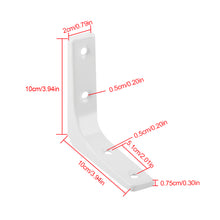 Load image into Gallery viewer, 1Pc Shelf Support Thickened Wall Mounted Shelf Bracket Multifunctional Triangular L-shaped Space Saving Fixed Bracket Furniture
