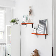 Load image into Gallery viewer, 1Pc Shelf Support Thickened Wall Mounted Shelf Bracket Multifunctional Triangular L-shaped Space Saving Fixed Bracket Furniture
