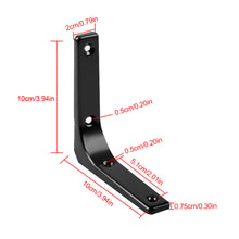 Load image into Gallery viewer, 1Pc Shelf Support Thickened Wall Mounted Shelf Bracket Multifunctional Triangular L-shaped Space Saving Fixed Bracket Furniture
