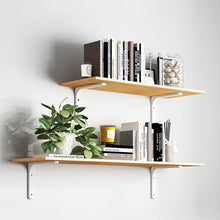 Load image into Gallery viewer, 1Pc Shelf Support Thickened Wall Mounted Shelf Bracket Multifunctional Triangular L-shaped Space Saving Fixed Bracket Furniture
