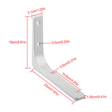 Load image into Gallery viewer, 1Pc Shelf Support Thickened Wall Mounted Shelf Bracket Multifunctional Triangular L-shaped Space Saving Fixed Bracket Furniture

