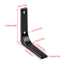 Load image into Gallery viewer, 1Pc Shelf Support Thickened Wall Mounted Shelf Bracket Multifunctional Triangular L-shaped Space Saving Fixed Bracket Furniture
