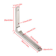 Load image into Gallery viewer, 1Pc Shelf Support Thickened Wall Mounted Shelf Bracket Multifunctional Triangular L-shaped Space Saving Fixed Bracket Furniture
