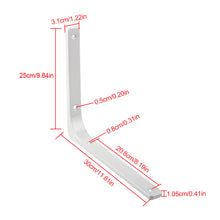 Load image into Gallery viewer, 1Pc Shelf Support Thickened Wall Mounted Shelf Bracket Multifunctional Triangular L-shaped Space Saving Fixed Bracket Furniture
