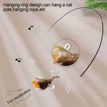 Load image into Gallery viewer, 1Pc Simulation Bird Cat Toy Funny Self-hey Feather Bird Interactive Toys Pet Supplies For Relieves Stress Cat Supplies
