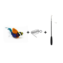 Load image into Gallery viewer, 1Pc Simulation Bird Cat Toy Funny Self-hey Feather Bird Interactive Toys Pet Supplies For Relieves Stress Cat Supplies
