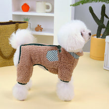 Load image into Gallery viewer, Pet Clothing Dog Clothes Double D-Ring Four Legs Fluffy Jacket for Dogs Autumn and Winter Small and Medium-Sized Dogs
