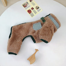 Load image into Gallery viewer, Pet Clothing Dog Clothes Double D-Ring Four Legs Fluffy Jacket for Dogs Autumn and Winter Small and Medium-Sized Dogs
