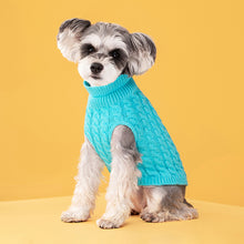 Load image into Gallery viewer, Puppy Dog Sweaters for Small Medium Dogs Cats Clothes Winter Warm Pet Turtleneck Chihuahua Vest Soft Yorkie Coat Teddy Jacket
