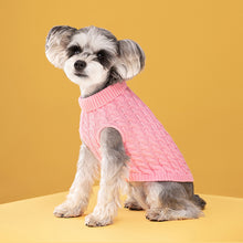 Load image into Gallery viewer, Puppy Dog Sweaters for Small Medium Dogs Cats Clothes Winter Warm Pet Turtleneck Chihuahua Vest Soft Yorkie Coat Teddy Jacket
