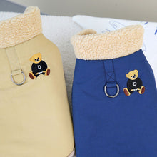 Load image into Gallery viewer, Pet Dog Lapel Coat Dog Cat Clothes Dog Autumn Winter Clothes Teddy Beagle Clothing Sweater Fleece Sweater Dog Clothes Pet Coat
