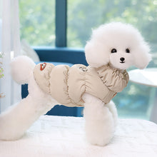 Load image into Gallery viewer, Soft Warm Dog Clothes Winter Padded Puppy Cat Coat Jacket For Small Medium Dogs Chihuahua French Bulldog Poodle Vest Pet Outfit
