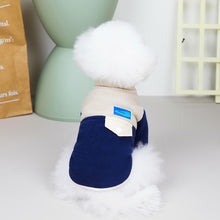 Load image into Gallery viewer, Pet Dog Lapel Coat Dog Cat Clothes Dog Autumn Winter Clothes Teddy Beagle Clothing Sweater Fleece Sweater Dog Clothes Pet Coat
