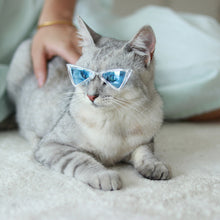 Load image into Gallery viewer, 1PC Lovely Pet Eyeglasses Multicolor Triangle Glasses Fashion Cool Cat Dog Photos Props Accessories Pet Products
