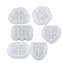 Load image into Gallery viewer, DIY Cloud Love Candle Storage Tray Silicone Mold Irregular Plate Coaster Gypsum Cement Mold Tray Pendant Crystal Drop Glue Mold
