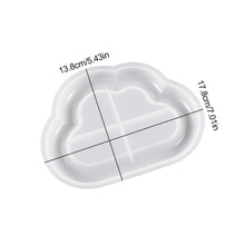 Load image into Gallery viewer, DIY Cloud Love Candle Storage Tray Silicone Mold Irregular Plate Coaster Gypsum Cement Mold Tray Pendant Crystal Drop Glue Mold

