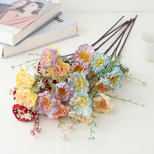 Load image into Gallery viewer, 60CM Artificial Azalea Pink Butterfly Foam False Flower Home Decoration Living Room Decoration
