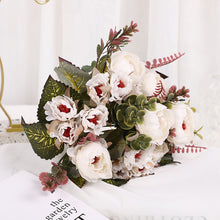 Load image into Gallery viewer, Artificial Peony Flowers Bouquet Set Hand Bouquet Ins Style Artificial Flower for Table Wedding Hotel Banquet Home Decoration
