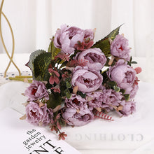 Load image into Gallery viewer, Artificial Peony Flowers Bouquet Set Hand Bouquet Ins Style Artificial Flower for Table Wedding Hotel Banquet Home Decoration
