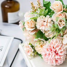 Load image into Gallery viewer, 30cm Artificial Rose Bouquets Fake Rose Flowers Decoration for Table Home Office Wedding Baby Bride Shower Party Decor
