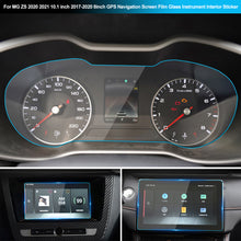 Load image into Gallery viewer, Car Interior Tempered Glass Screen Film For MG ZS 2020 2021 10.1 inch 2017-2020 8inch GPS Navigation Screen Film Glass Instrument Interior Sticker
