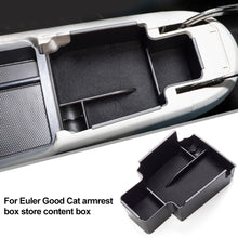 Load image into Gallery viewer, Car Center Armrest Storage Box Flocking Organizer Containers Interior Accessories For ORA Good Cat Haomao Funky Cat 2020 - 2022
