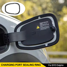 Load image into Gallery viewer, Car Charging Port Rubber Sealing Ring Protective Dust Cover Ring Waterproof Accessorie For BYD Dolphin
