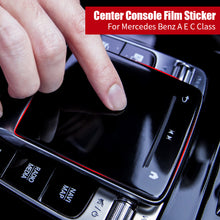 Load image into Gallery viewer, Car Center Console Media Button Mouse TPU Protector Film Sticker For Mercedes Benz A E C CLA GLE GLS GLB Class W177 W247 C118 W167 2019 2020
