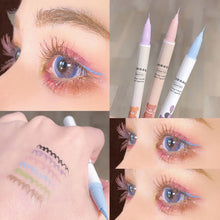 Load image into Gallery viewer, Ultra-fine Waterproof Non-smudged Bear Eyeliner Color Liquid Eyeliner Pen Long Lasting Oil Proof Silkworm Eyeliner
