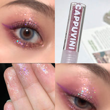 Load image into Gallery viewer, Double Head Waterproof Liquid Eye Shadow Pearl Sequins Brighten Flash Silkworm Eye Shadow Liquid Eye Glitter Women Cosmetics
