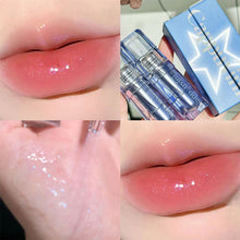 Load image into Gallery viewer, Blue Tube Mirror Lip Glaze Water Gloss Glass Lip Gloss Dual-use Long-lasting Natural Soft Lip Gloss Makeup Cosmetic
