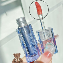 Load image into Gallery viewer, Blue Tube Mirror Lip Glaze Water Gloss Glass Lip Gloss Dual-use Long-lasting Natural Soft Lip Gloss Makeup Cosmetic

