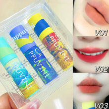Load image into Gallery viewer, 3pcs Lip Glaze Set Matte Matte Lip Mud Women's Cosmetic Lip Glaze Velvet Matte Velvet Lip Glaze Long-lasting Nude Lip Gloss
