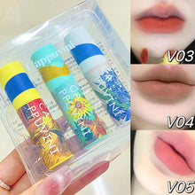 Load image into Gallery viewer, 3pcs Lip Glaze Set Matte Matte Lip Mud Women's Cosmetic Lip Glaze Velvet Matte Velvet Lip Glaze Long-lasting Nude Lip Gloss
