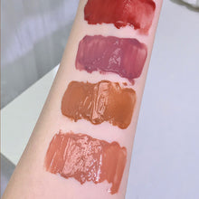 Load image into Gallery viewer, Water-gloss Glass Lip Glaze Cute Cartoon Red Lip Gloss Liquid Lipstick Lasting Elegant Lip Non-stick Cup Lip Tint Clay Makeup
