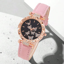 Load image into Gallery viewer, Butterfly Belt Watch Fashionable Personality Simple Watch Ladies Watch Quartz Watch Retro Casual Ladies Wristwatch
