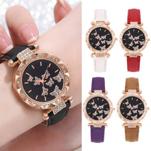 Load image into Gallery viewer, Butterfly Belt Watch Fashionable Personality Simple Watch Ladies Watch Quartz Watch Retro Casual Ladies Wristwatch
